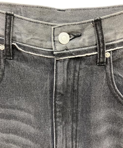 1691（イチロクキューイチ）1691 (イチロクキューイチ) Twisted 3D Sarouel Denim ブラック サイズ:4の古着・服飾アイテム