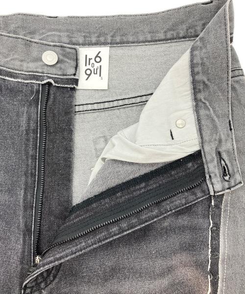 1691（イチロクキューイチ）1691 (イチロクキューイチ) Twisted 3D Sarouel Denim ブラック サイズ:4の古着・服飾アイテム
