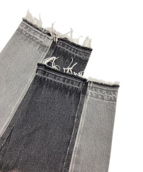 1691（イチロクキューイチ）1691 (イチロクキューイチ) Twisted 3D Sarouel Denim ブラック サイズ:4の古着・服飾アイテム