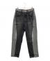 1691（イチロクキューイチ）の古着「Twisted 3D Sarouel Denim」｜ブラック