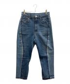 1691イチロクキューイチ）の古着「Twisted 3D Sarouel Denim」｜インディゴ