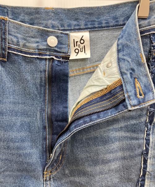 1691（イチロクキューイチ）1691 (イチロクキューイチ) Twisted 3D Sarouel Denim インディゴ サイズ:4の古着・服飾アイテム