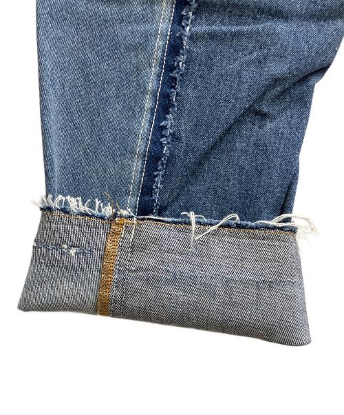 1691（イチロクキューイチ）1691 (イチロクキューイチ) Twisted 3D Sarouel Denim インディゴ サイズ:4の古着・服飾アイテム