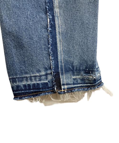 1691（イチロクキューイチ）1691 (イチロクキューイチ) Twisted 3D Sarouel Denim インディゴ サイズ:4の古着・服飾アイテム