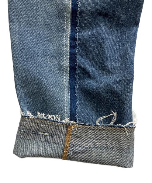 1691（イチロクキューイチ）1691 (イチロクキューイチ) Twisted 3D Sarouel Denim インディゴ サイズ:4の古着・服飾アイテム