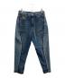 1691（イチロクキューイチ）の古着「Twisted 3D Sarouel Denim」｜インディゴ