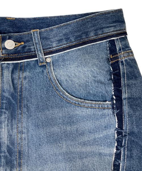 1691（イチロクキューイチ）1691 (イチロクキューイチ) Twisted 3D Sarouel Denim インディゴ サイズ:SIZE 4の古着・服飾アイテム