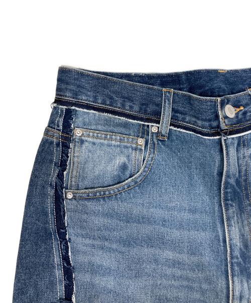 1691（イチロクキューイチ）1691 (イチロクキューイチ) Twisted 3D Sarouel Denim インディゴ サイズ:SIZE 4の古着・服飾アイテム