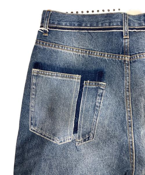 1691（イチロクキューイチ）1691 (イチロクキューイチ) Twisted 3D Sarouel Denim インディゴ サイズ:SIZE 4の古着・服飾アイテム