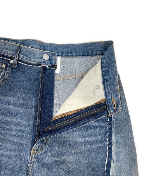 1691（イチロクキューイチ）1691 (イチロクキューイチ) Twisted 3D Sarouel Denim インディゴ サイズ:SIZE 4の古着・服飾アイテム