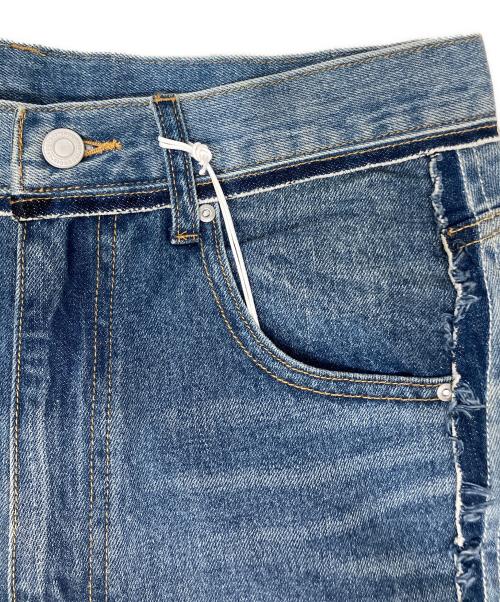 1691（イチロクキューイチ）1691 (イチロクキューイチ) Twisted 3D Sarouel Denim インディゴ サイズ:SIZE 4の古着・服飾アイテム