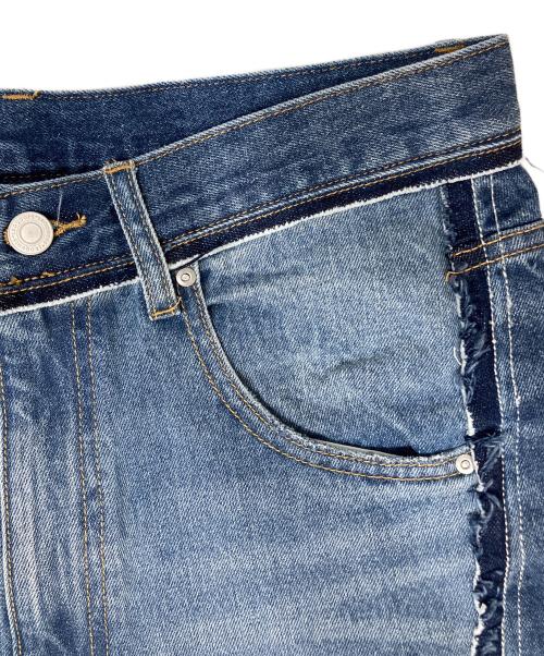 1691（イチロクキューイチ）1691 (イチロクキューイチ) Twisted 3D Sarouel Denim インディゴ サイズ:SIZE 4の古着・服飾アイテム