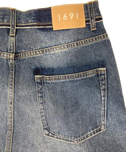 1691（イチロクキューイチ）1691 (イチロクキューイチ) Twisted 3D Sarouel Denim インディゴ サイズ:SIZE 4の古着・服飾アイテム