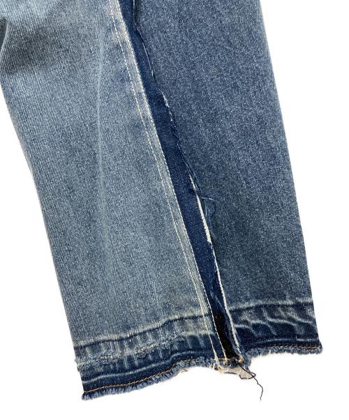 1691（イチロクキューイチ）1691 (イチロクキューイチ) Twisted 3D Sarouel Denim インディゴ サイズ:SIZE 4の古着・服飾アイテム