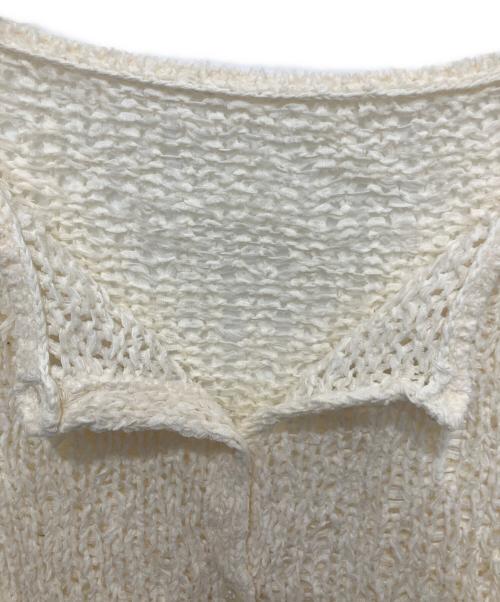Plage（プラージュ）Plage (プラージュ) Fringe yarn カーディガン アイボリー サイズ:なしの古着・服飾アイテム