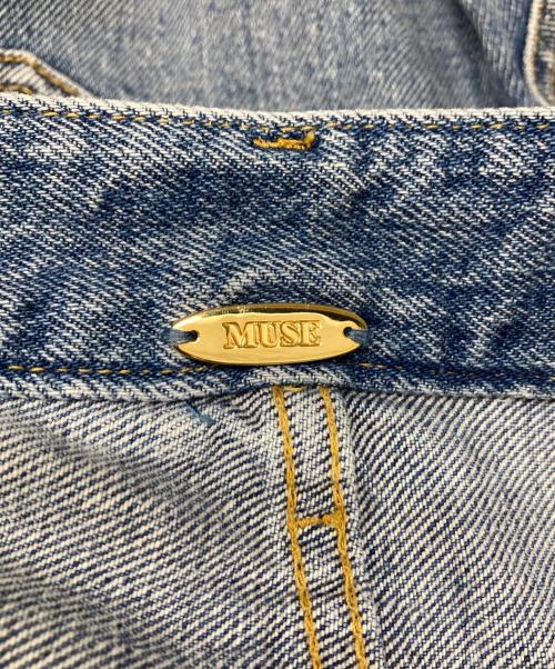 MUSE de Deuxieme Classe（ミューズ ドゥーズィエム クラス）MUSE de Deuxieme Classe (ミューズ ドゥーズィエム クラス) スリム クロップドデニム インディゴ サイズ:36の古着・服飾アイテム