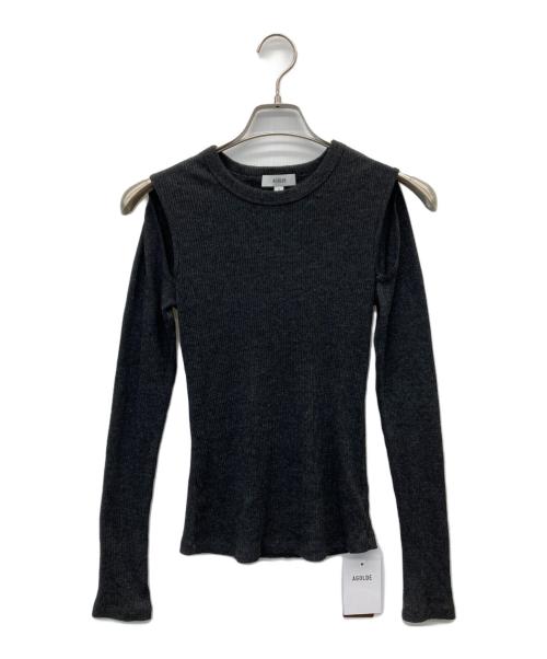 AGOLDE（エーゴールドイー）AGOLDE (エーゴールドイー) PEIRCE TEEシャツ グレー サイズ:SIZE S 未使用品の古着・服飾アイテム