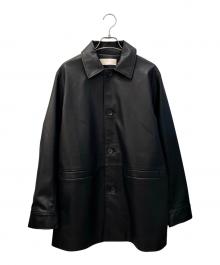 Plage（プラージュ）の古着「Leather Like Car コート」｜ブラック