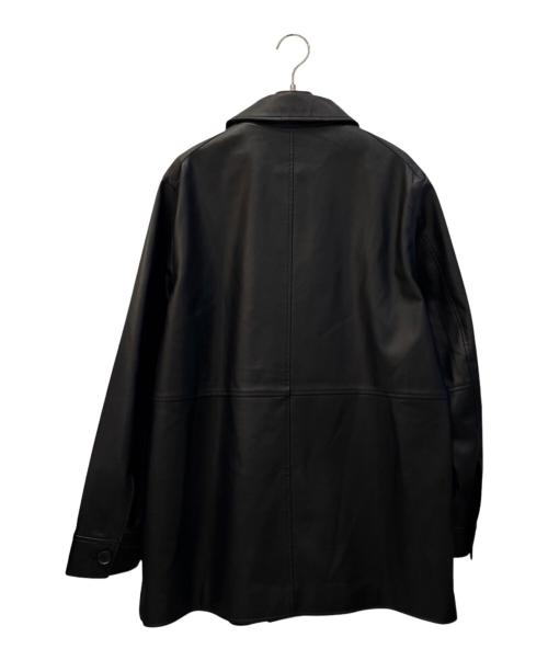 Plage（プラージュ）Plage (プラージュ) Leather Like Car コート ブラック サイズ:38の古着・服飾アイテム