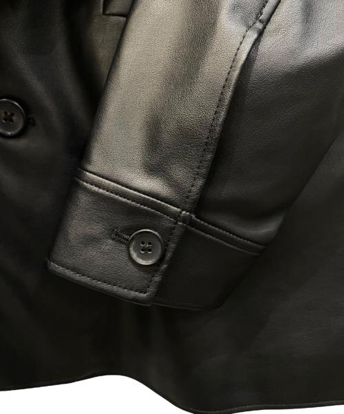 Plage（プラージュ）Plage (プラージュ) Leather Like Car コート ブラック サイズ:38の古着・服飾アイテム