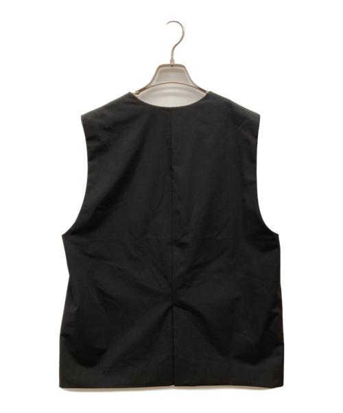 JOURNAL STANDARD relume（ジャーナルスタンダード レリューム）JOURNAL STANDARD relume (ジャーナルスタンダード レリューム) フラップポケットノーカラージレ ブラック サイズ:FREEの古着・服飾アイテム