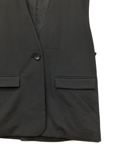 JOURNAL STANDARD relume（ジャーナルスタンダード レリューム）JOURNAL STANDARD relume (ジャーナルスタンダード レリューム) フラップポケットノーカラージレ ブラック サイズ:FREEの古着・服飾アイテム