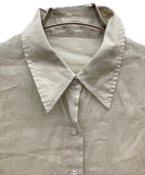 Plage（プラージュ）Plage (プラージュ) RAMIE LYOCELL CROPPED シャツ ベージュ サイズ:FREEの古着・服飾アイテム