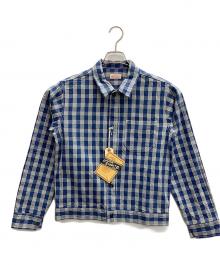 UNION SUPPLY（ユニオンサプライ）の古着「PALAKA CHECK SHIRT BLOUSE」｜ブルー
