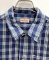 UNION SUPPLY (ユニオンサプライ) PALAKA CHECK SHIRT BLOUSE ブルー サイズ:14 未使用品：11000円