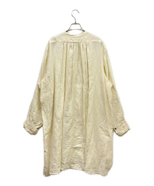 Veritecoeur（ヴェリテクール）Veritecoeur (ヴェリテクール) リネンドレスシャツ ベージュ サイズ:Fの古着・服飾アイテム