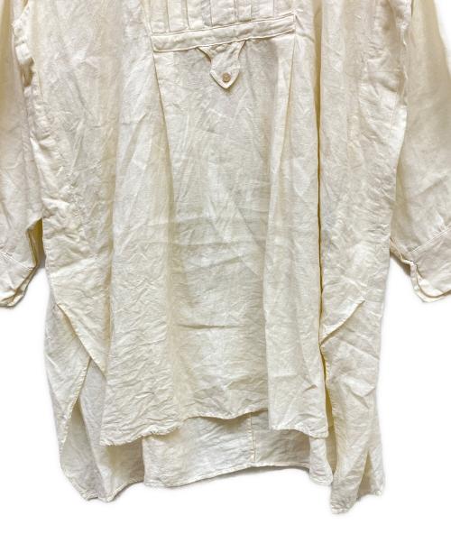 Veritecoeur（ヴェリテクール）Veritecoeur (ヴェリテクール) リネンドレスシャツ ベージュ サイズ:Fの古着・服飾アイテム