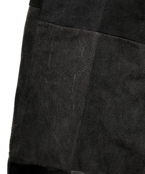 sillage（シアージ）sillage (シアージ) circular pants black denim ten ブラック×グレー サイズ:Fの古着・服飾アイテム