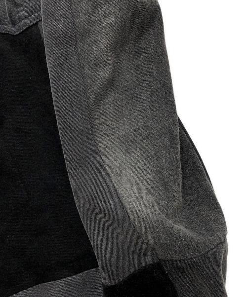sillage（シアージ）sillage (シアージ) circular pants black denim ten ブラック×グレー サイズ:Fの古着・服飾アイテム