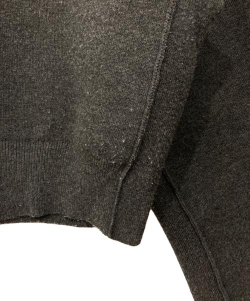 Adam et Rope（アダム エ ロペ）Adam et Rope (アダム エ ロペ) ロゴパッチスウェットニット グレー サイズ:36の古着・服飾アイテム