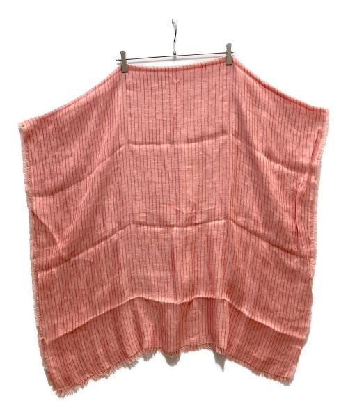 THROW（スロー）THROW (スロー) リネンストール ピンクの古着・服飾アイテム
