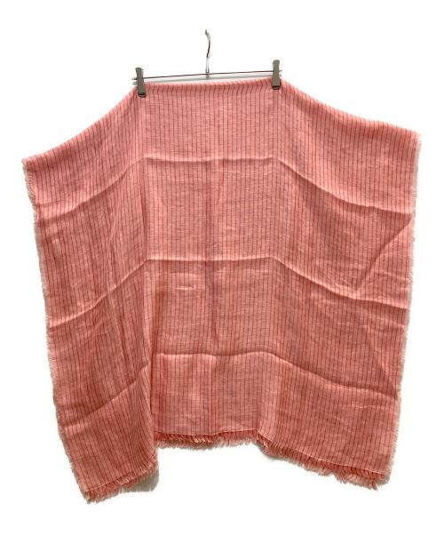 THROW（スロー）THROW (スロー) リネンストール ピンクの古着・服飾アイテム