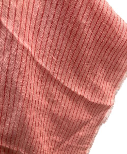 THROW（スロー）THROW (スロー) リネンストール ピンクの古着・服飾アイテム