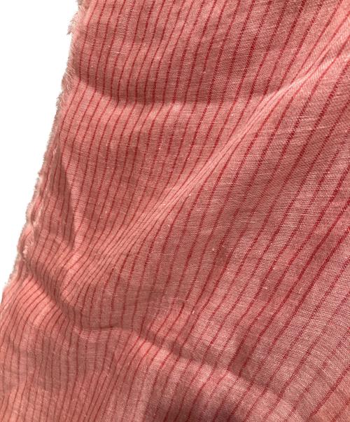 THROW（スロー）THROW (スロー) リネンストール ピンクの古着・服飾アイテム