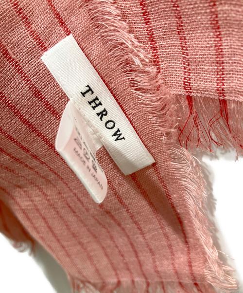 THROW（スロー）THROW (スロー) リネンストール ピンクの古着・服飾アイテム