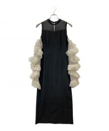 ANDRESD（アンドレスド）の古着「detached sleeve dress」｜ブラック