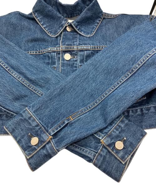 holiday（ホリデー）HOLIDAY (ホリデー) CROPPED DENIM JACKET インディゴ サイズ:Freeの古着・服飾アイテム
