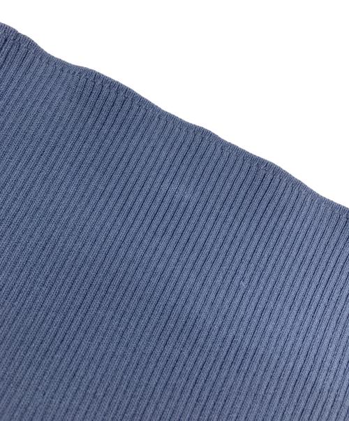 Snidel（スナイデル）Snidel (スナイデル) プリーツフリルドッキングワンピース ブルー サイズ:Fの古着・服飾アイテム