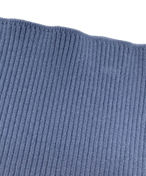 Snidel（スナイデル）Snidel (スナイデル) プリーツフリルドッキングワンピース ブルー サイズ:Fの古着・服飾アイテム