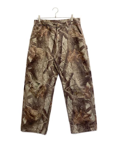 CarHartt（カーハート）CarHartt (カーハート) リアルツリーパンツ ブラウン サイズ:34×30の古着・服飾アイテム