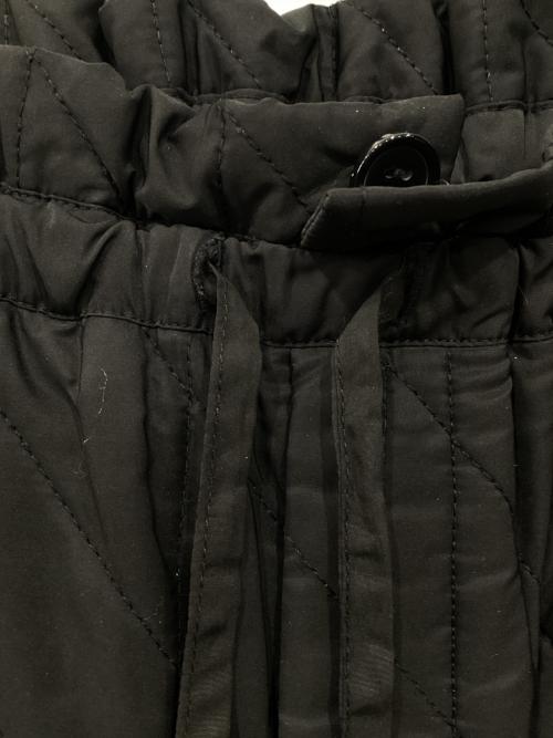 machatt（マチャット）machatt (マチャット) キルティングパンツ ブラック サイズ:Freeの古着・服飾アイテム