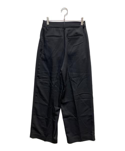 TODAYFUL（トゥデイフル）TODAYFUL (トゥデイフル) Tuck Wide Trousers ブラック サイズ:38の古着・服飾アイテム