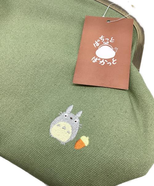 ジブリ（ジブリ）ジブリ (ジブリ) がま口ショルダーバッグ グリーン サイズ:- 未使用品の古着・服飾アイテム