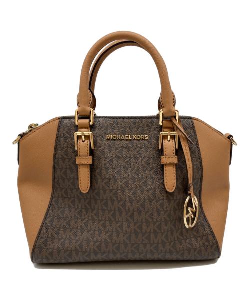 MICHAEL KORS（マイケルコース）MICHAEL KORS (マイケルコース) 2WAYバッグ ブラウン サイズ:-の古着・服飾アイテム