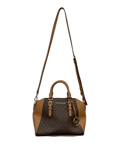 MICHAEL KORS（マイケルコース）MICHAEL KORS (マイケルコース) 2WAYバッグ ブラウン サイズ:-の古着・服飾アイテム
