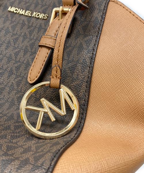 MICHAEL KORS（マイケルコース）MICHAEL KORS (マイケルコース) 2WAYバッグ ブラウン サイズ:-の古着・服飾アイテム